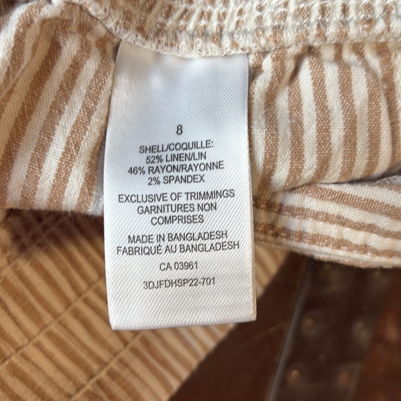 Striped Drawstring Shorts - Picture 4 of 4